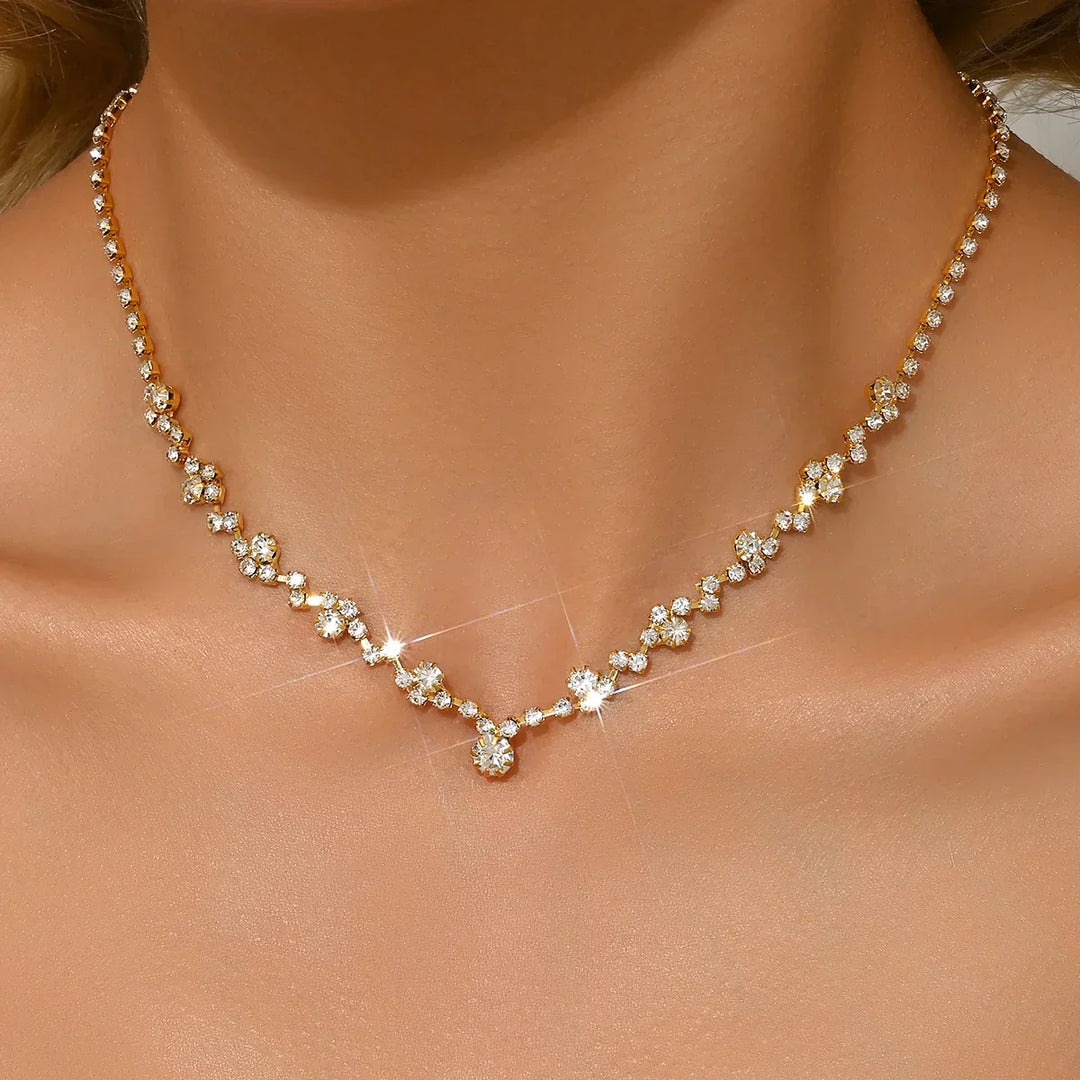 Collier Braut élégant en diamant 