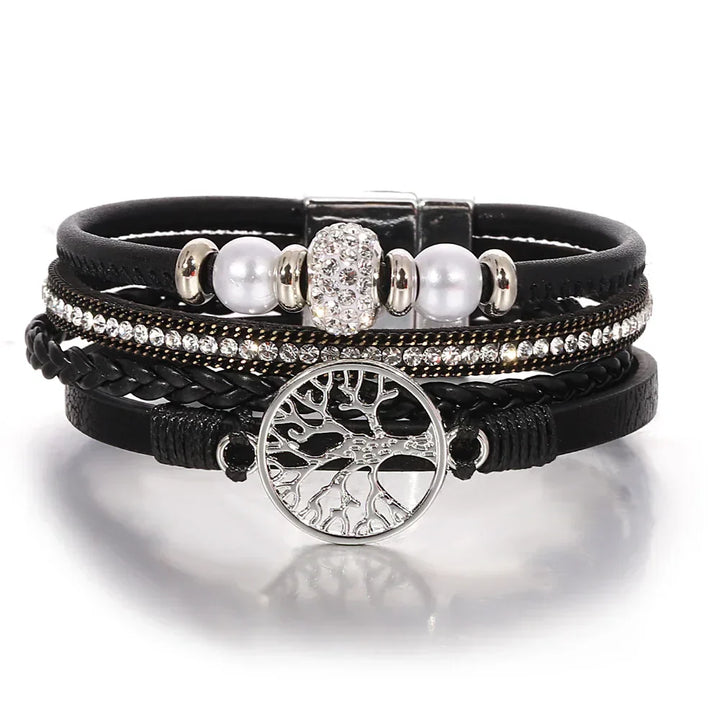 Bracelet Strass Baum des Lebens