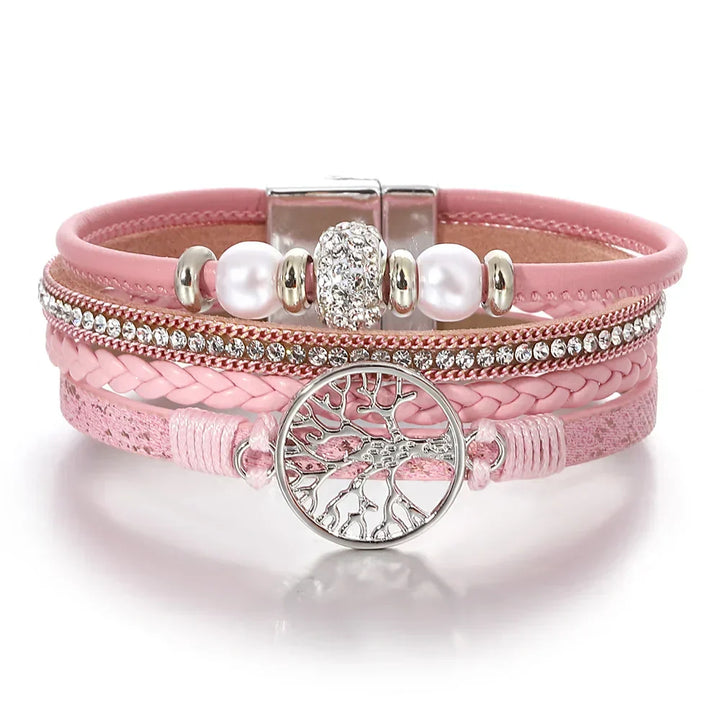 Bracelet Strass Baum des Lebens