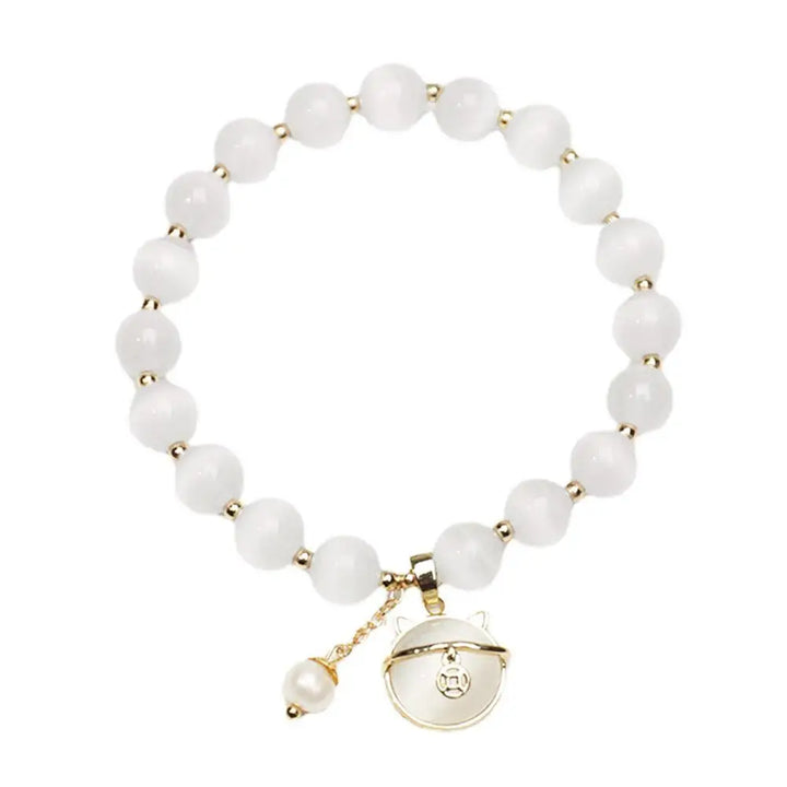 Armband mit Glückskatze Anhänger