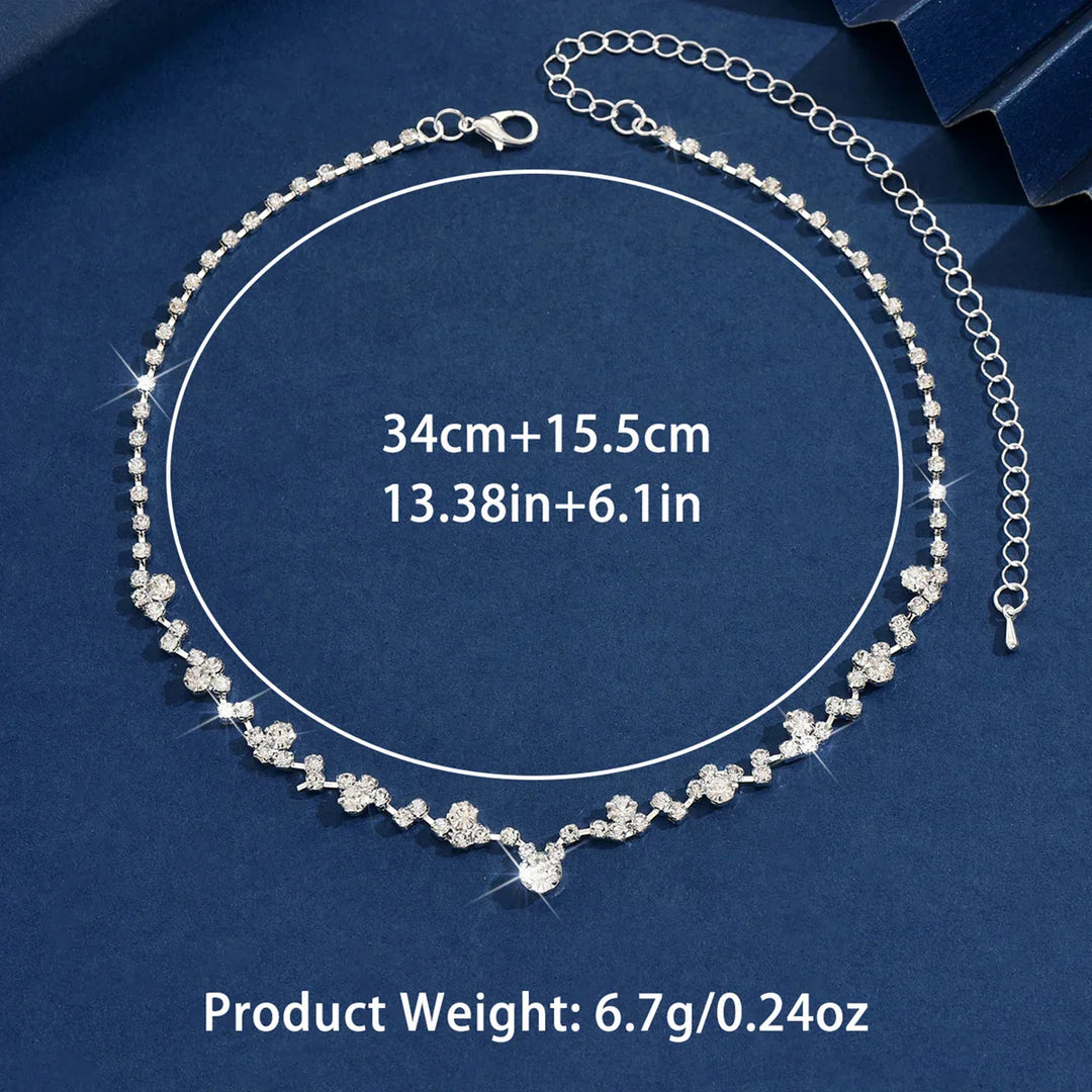 Collier Braut élégant en diamant 