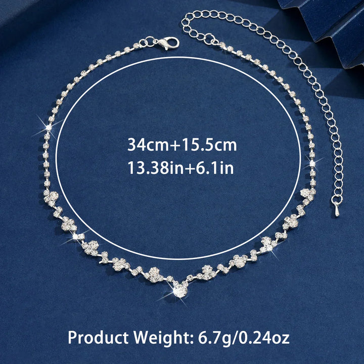 Collier Braut élégant en diamant 