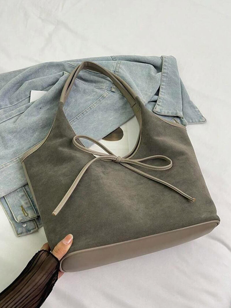 Amara Handtasche aus weichem Wildleder foto 3