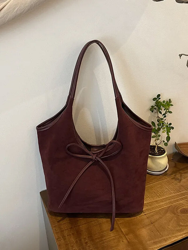 Amara Handtasche aus weichem Wildleder foto 4