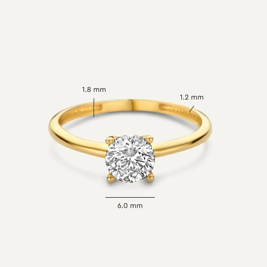 Exklusiver Savaya El Playa Goldfarbener Ring