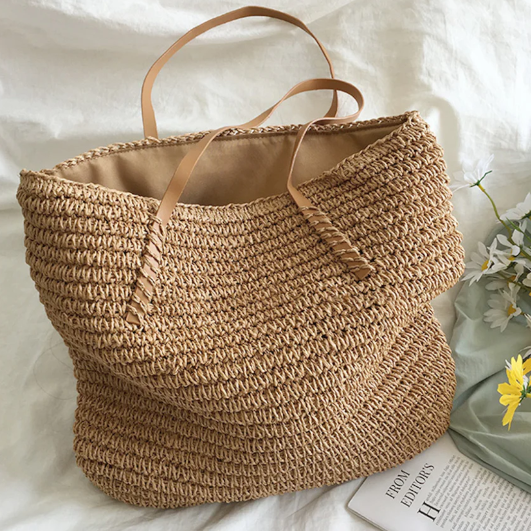 Alvara gewebte Shopper Handtasche mit Schulterriemen foto 12