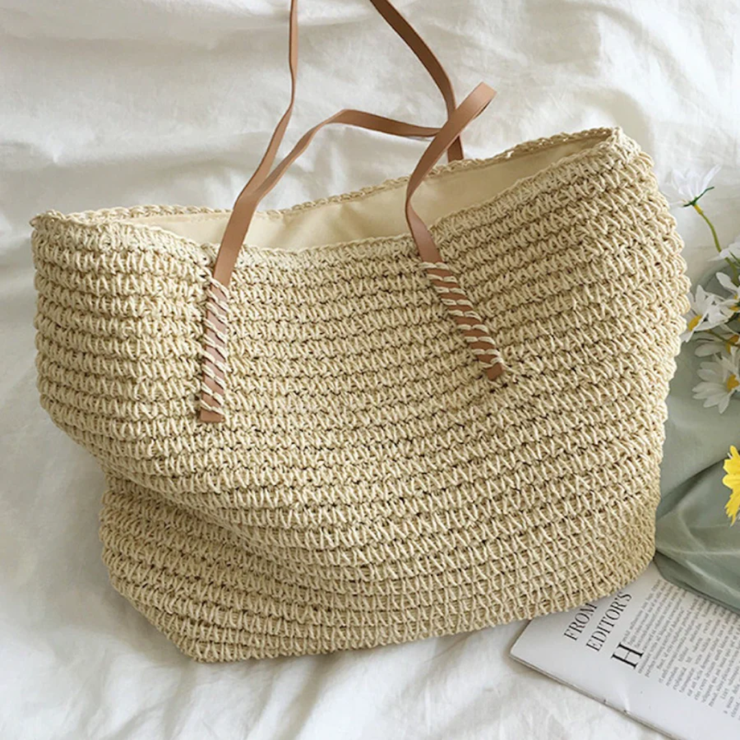 Alvara gewebte Shopper Handtasche mit Schulterriemen foto 11