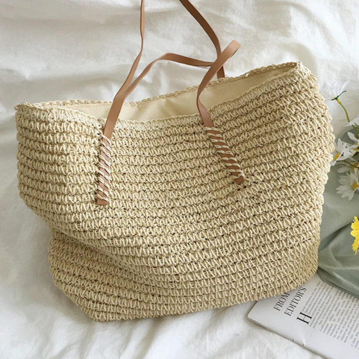 Alvara gewebte Shopper Handtasche mit Schulterriemen foto 11