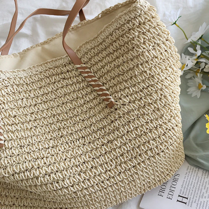 Alvara gewebte Shopper Handtasche mit Schulterriemen foto 10