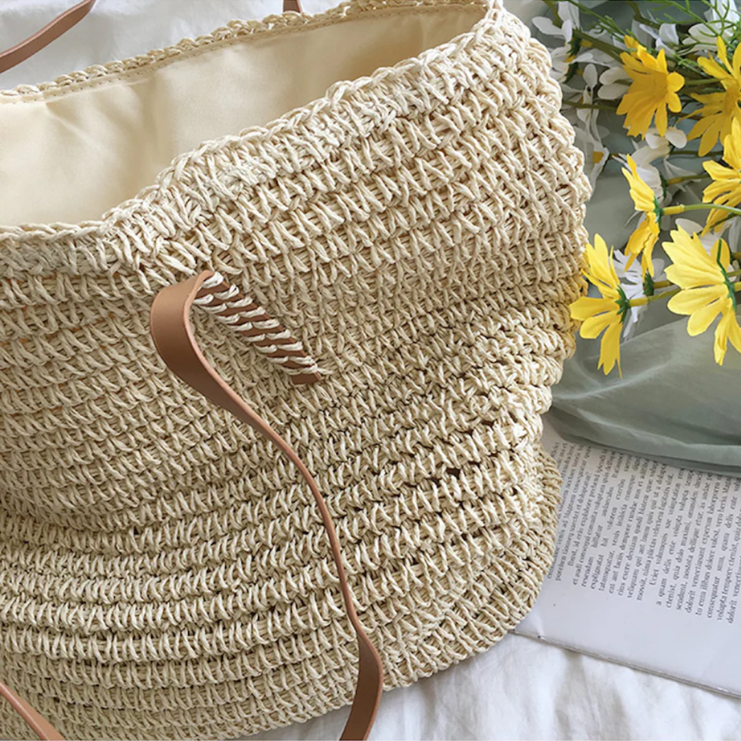 Alvara gewebte Shopper Handtasche mit Schulterriemen foto 9