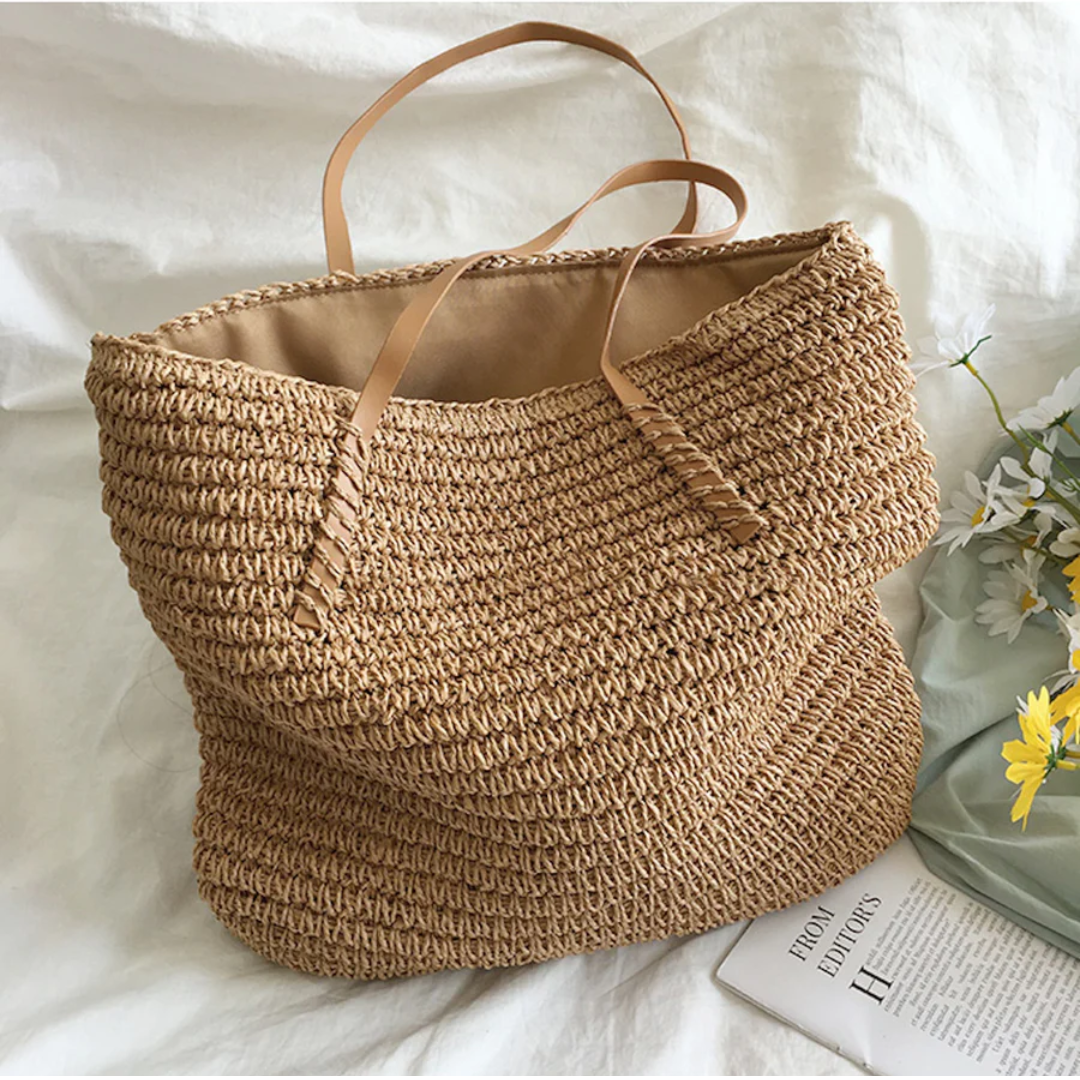 Alvara gewebte Shopper Handtasche mit Schulterriemen foto 6