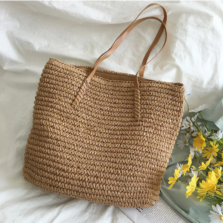 Alvara gewebte Shopper Handtasche mit Schulterriemen foto 4