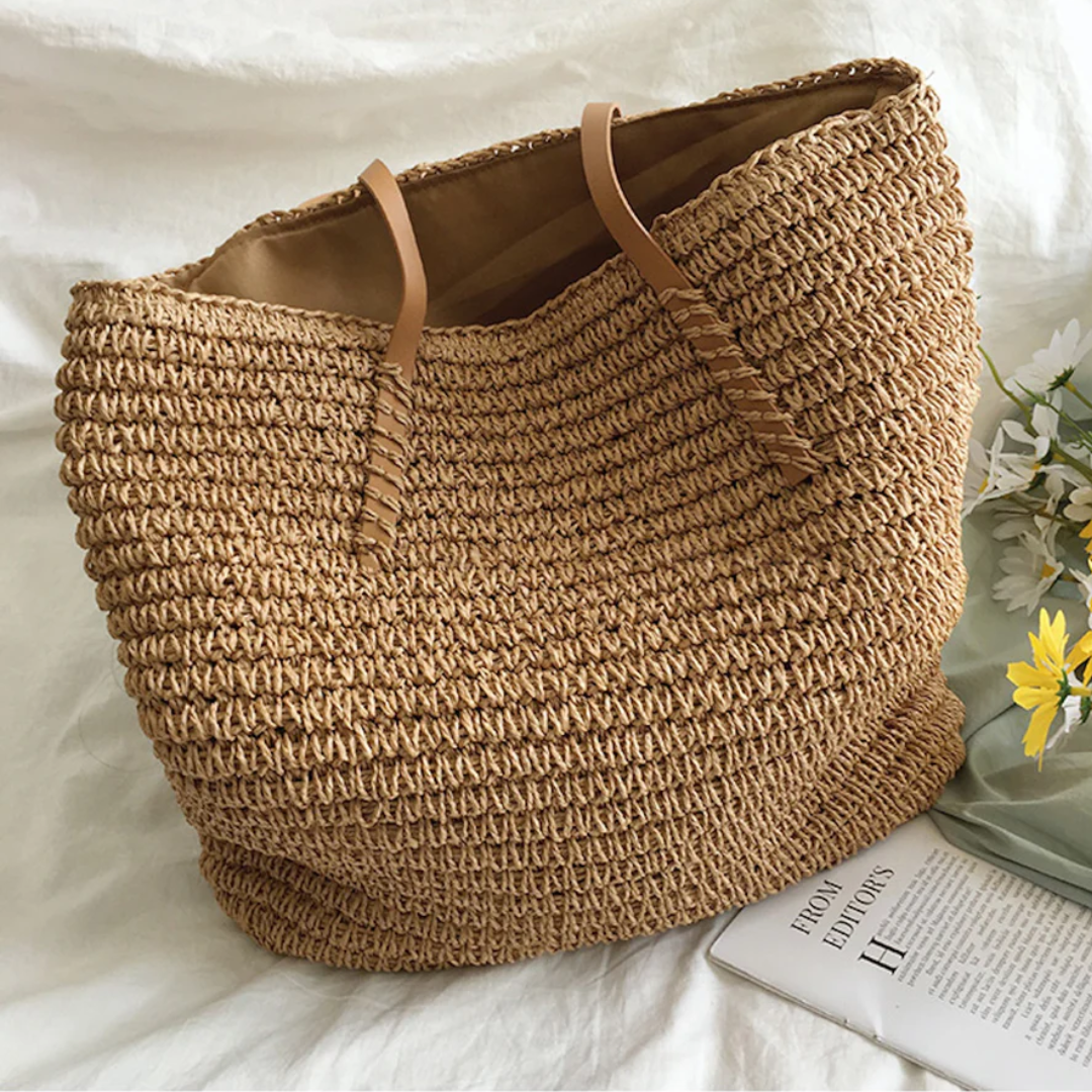 Alvara gewebte Shopper Handtasche mit Schulterriemen foto 1