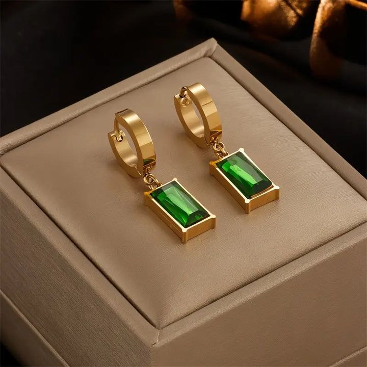Elegantes Iselotte Verdain Goldfarbenes Schmuckset