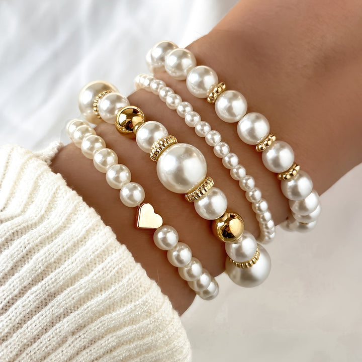 Elegantes Herz Armband Set