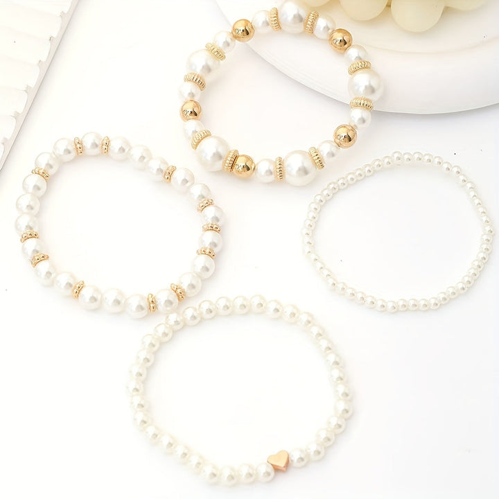 Elegantes Herz Armband Set