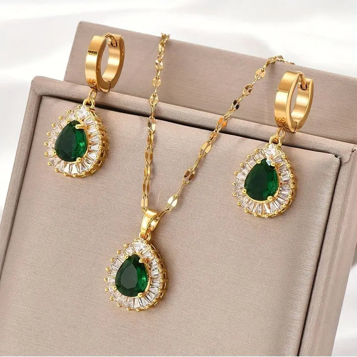 Schmuckset Rheya Lysandelle | Goldfarben