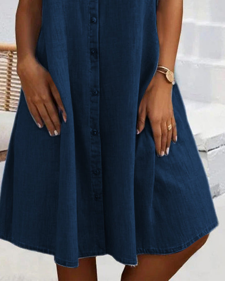 Damen A-Linien-Midikleid für Hochzeitsgäste im Sommer in Schwarz 3