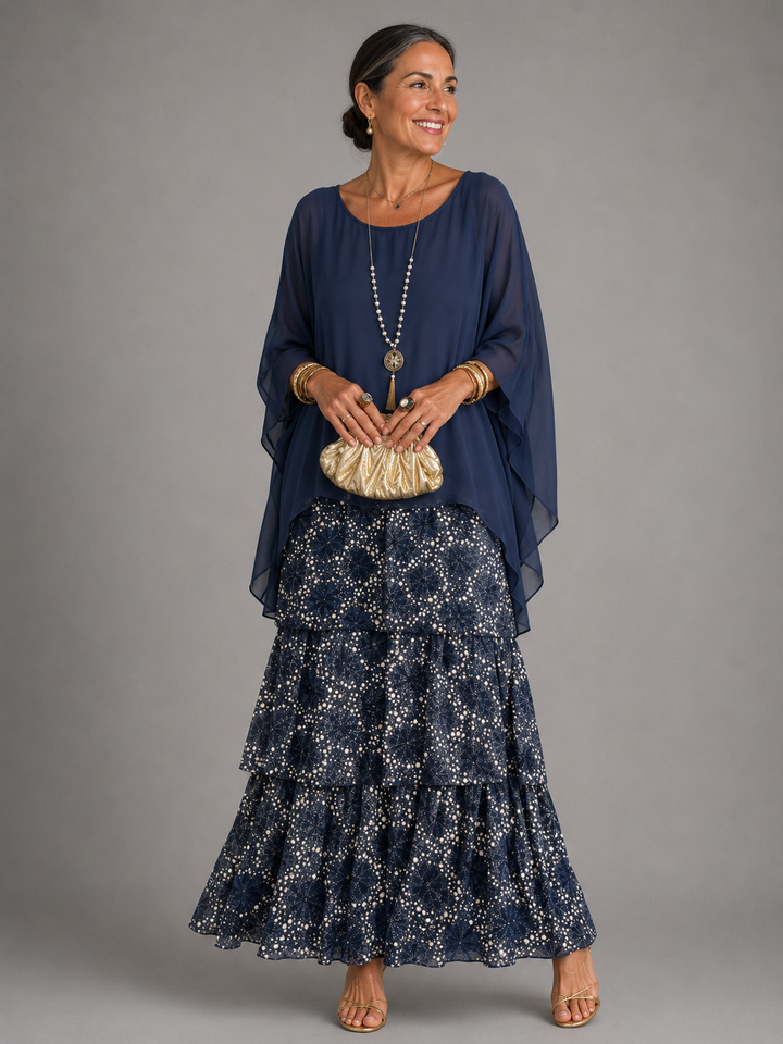 Damen Abendkleid Lang für elegante Herbstabende (11)