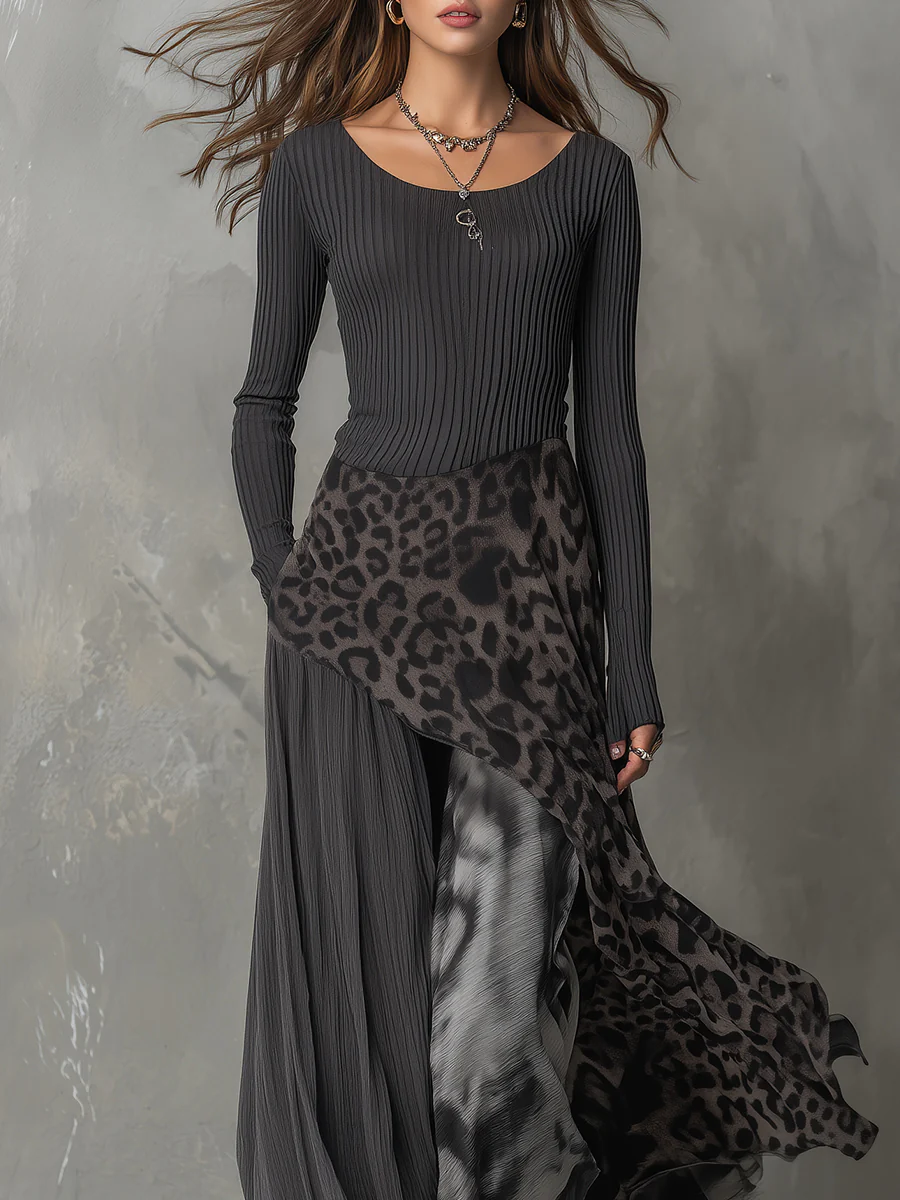 Damen Abendkleid Maxi im Boho-Stil (3)