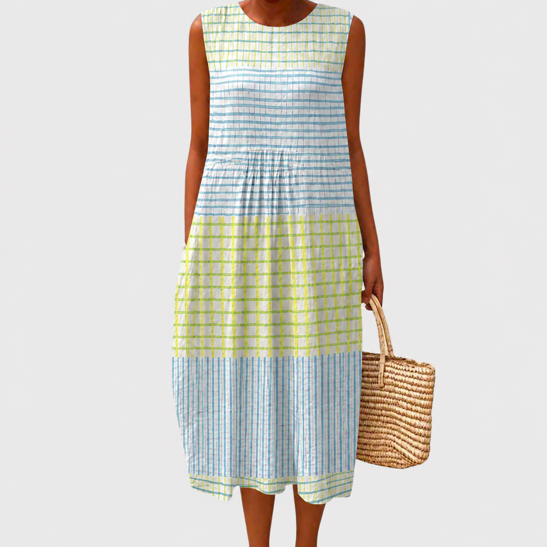 Damen Abendkleid Midilänge im Vintage-Stil für Hochzeitsgäste in Mehrfarbig 1