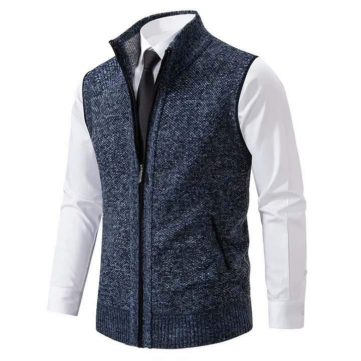 Damen Ärmelllose Fleece-Weste für Kleider in Blau