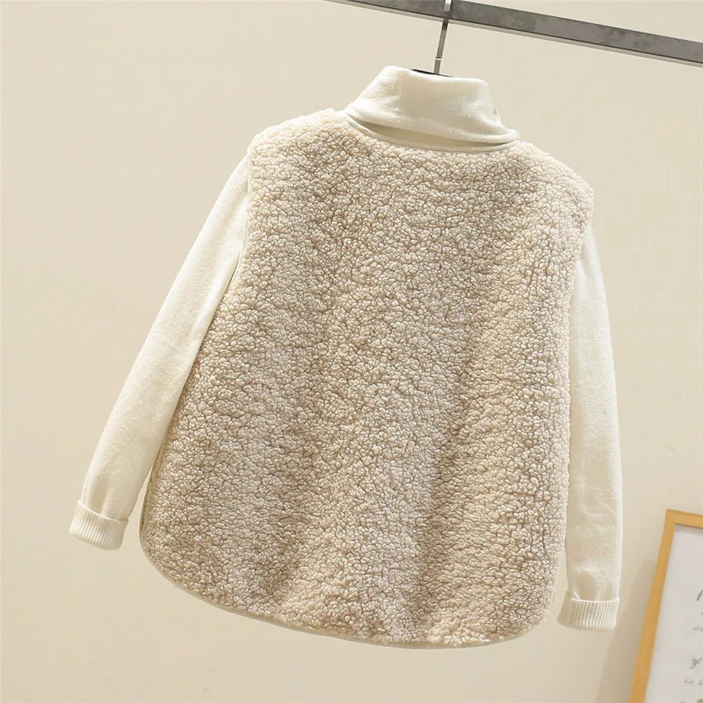 Damen Ärmellose Strickjacke für elegantes Layering (5)