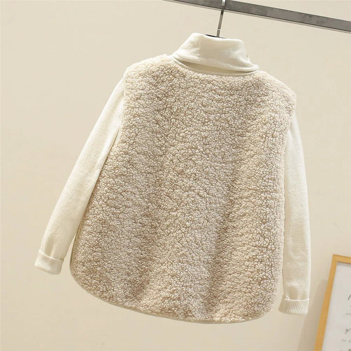 Damen Ärmellose Strickjacke für elegantes Layering (5)