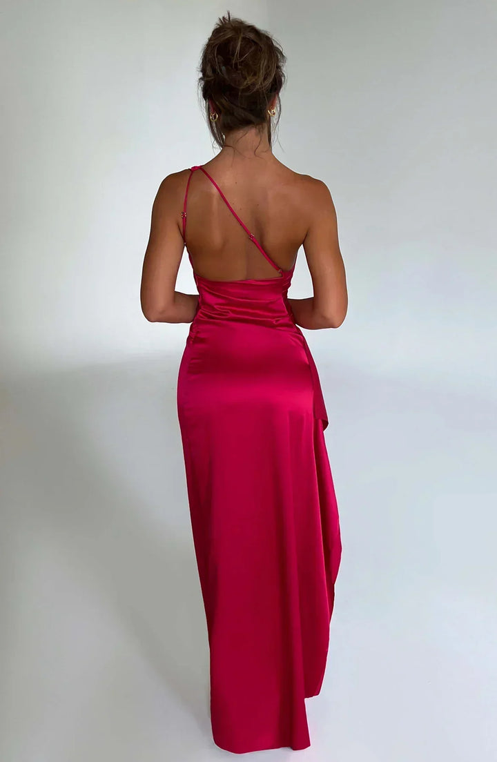 Damen Asymmetrisches Maxikleid für Hochzeitsgäste (2)