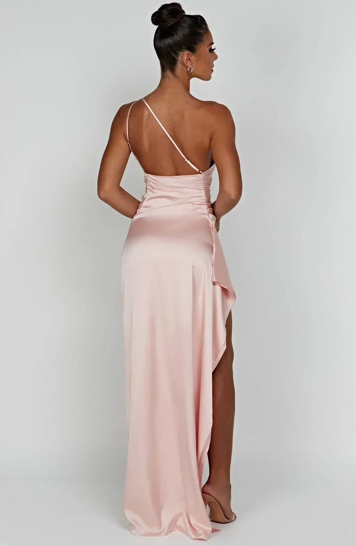 Damen Asymmetrisches Maxikleid für Hochzeitsgäste (6)