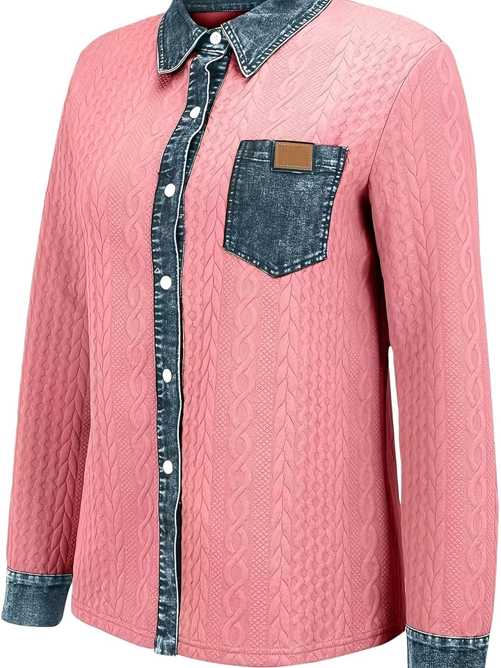 Damen Bluse elegant mit klassischem Schnitt (4)