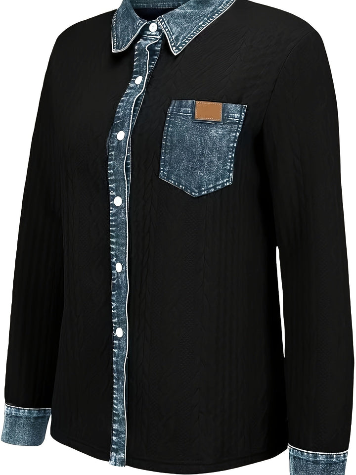 Damen Bluse elegant mit klassischem Schnitt (9)