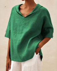 Alina | Damen Bluse Zeitlos Locker im Casual-Stil
