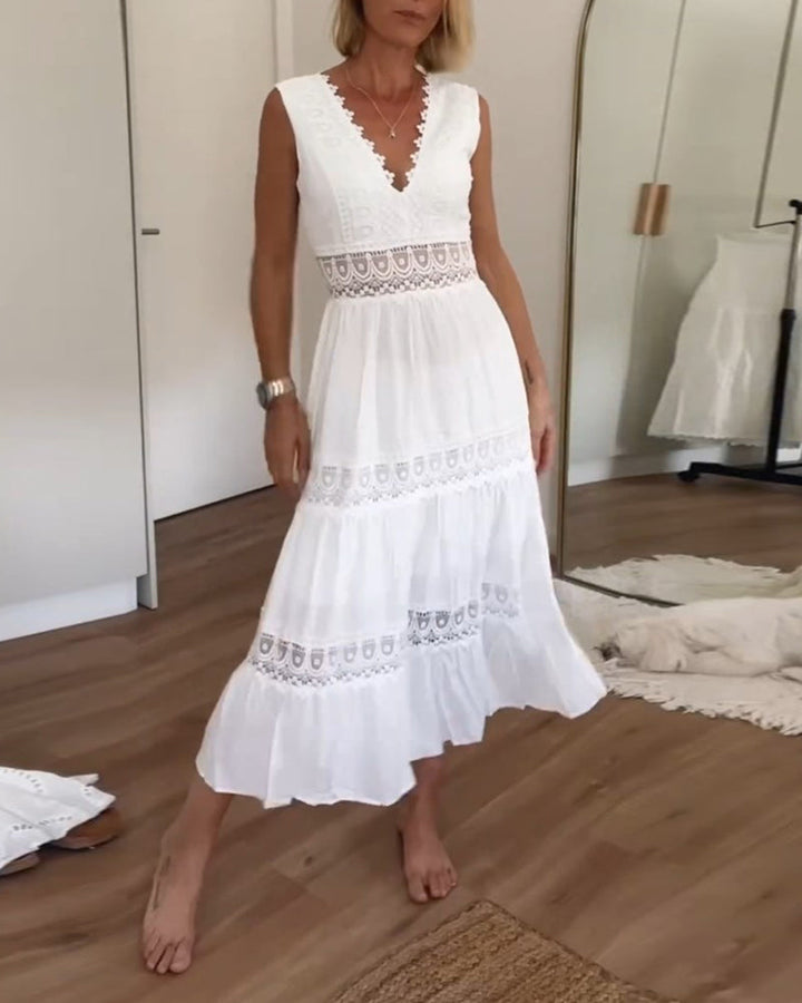 Damen Boho Midikleid für Hochzeitsgäste
