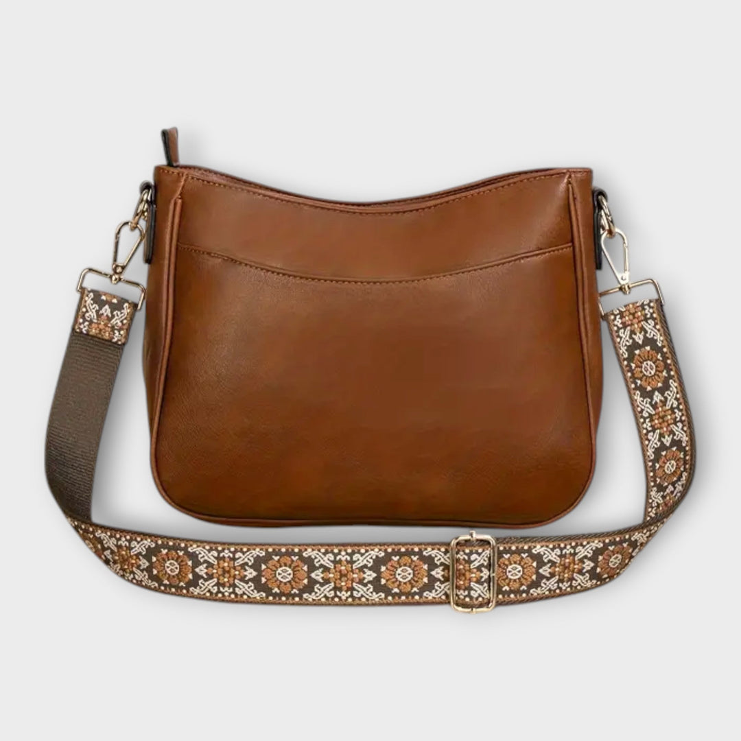 Damen Boho-Umhängetasche mit Muster-Riemen für den Alltag (2)