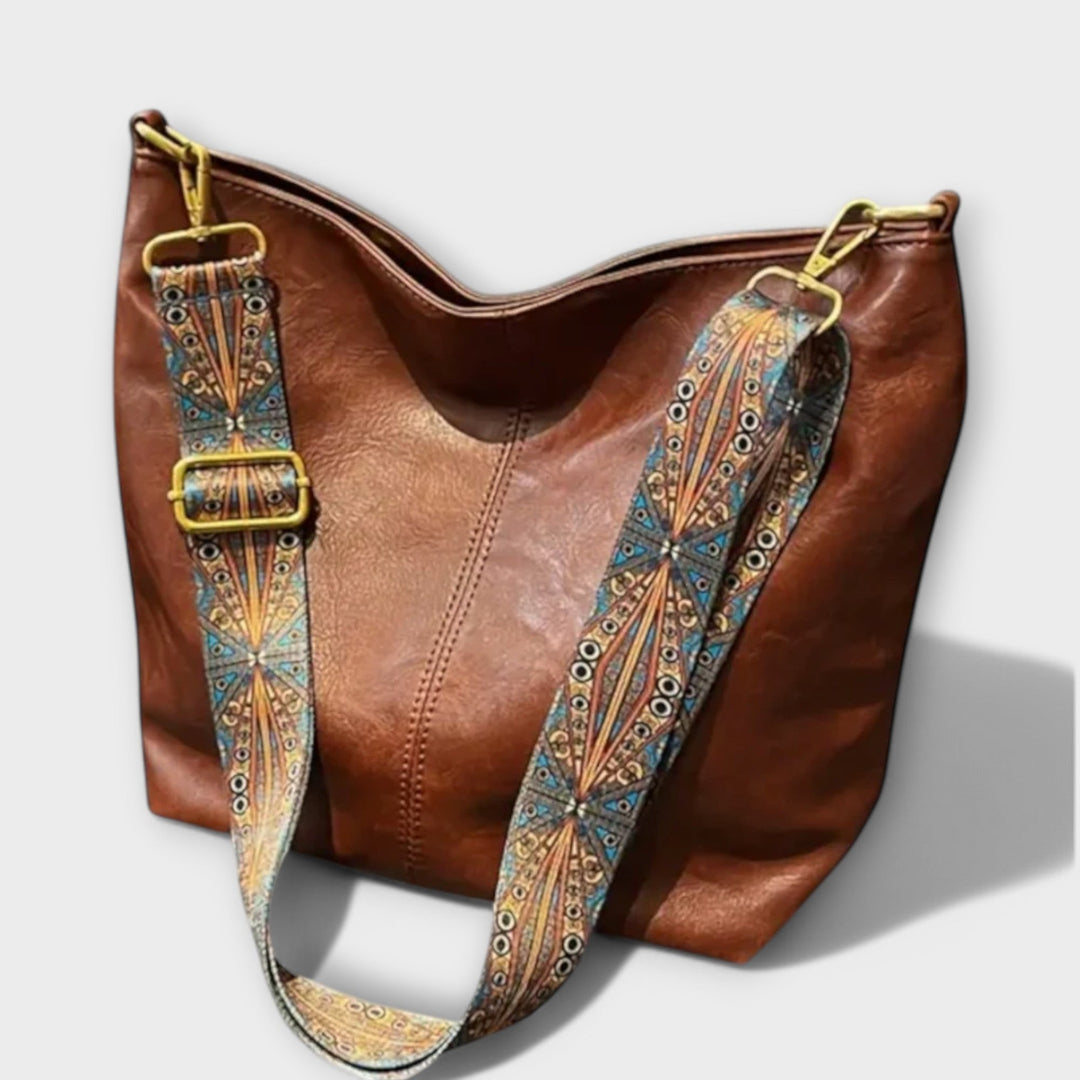Damen Casual Schultertasche für den Sommer in Braun