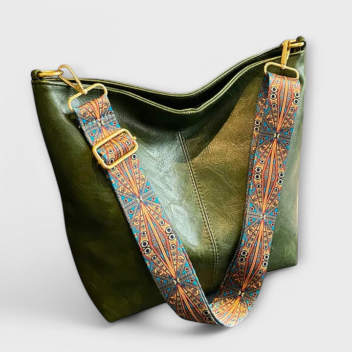 Damen Casual Schultertasche für den Sommer in Grün