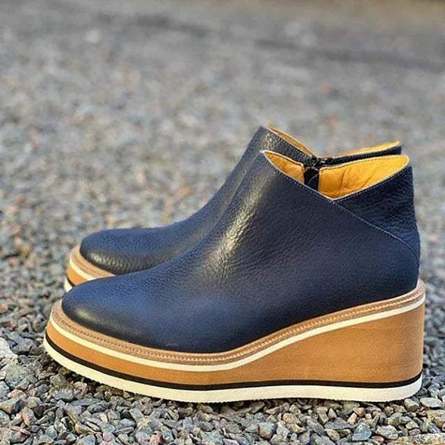 Damen Chelsea Stiefeletten für Herbst in Dunkelblau