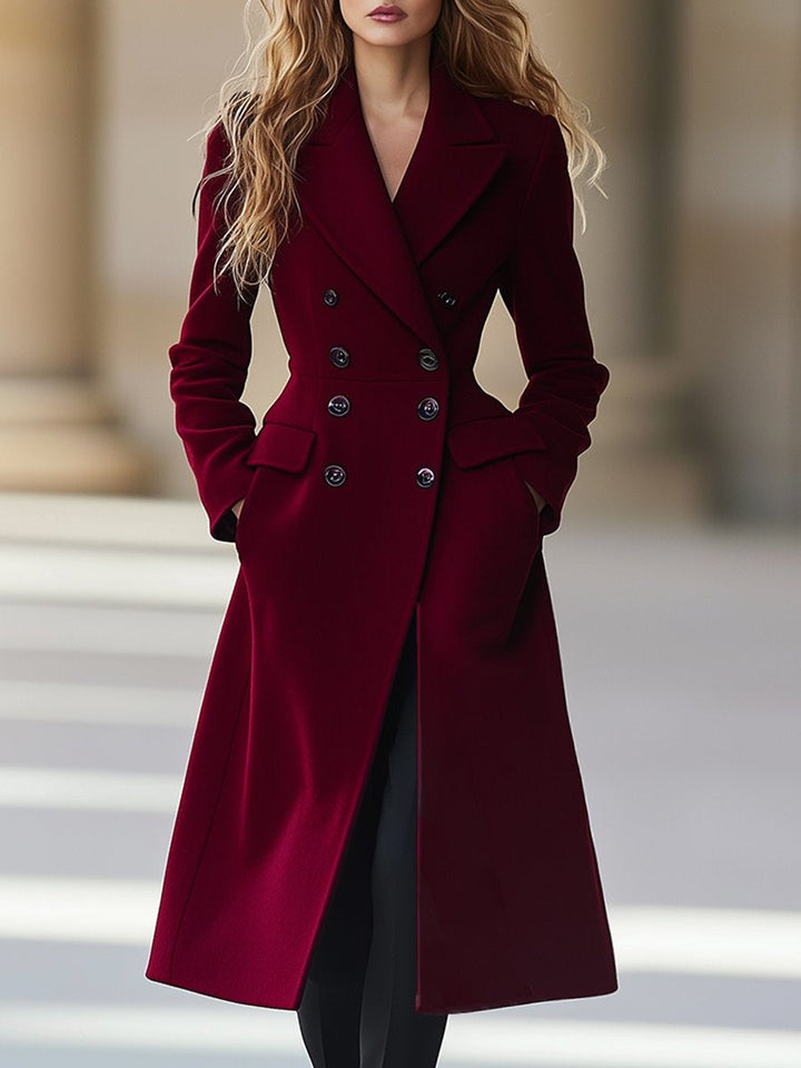 Damen Elegante Jacke für Geschäft und Gala in Rot