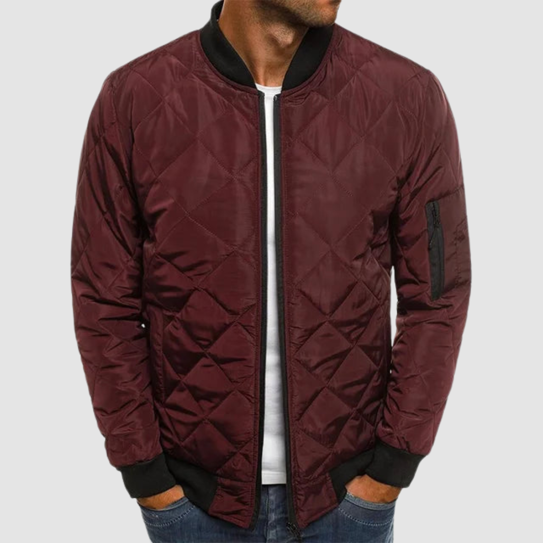 Damen Elegante Jacke im Blazer-Stil in Burgund