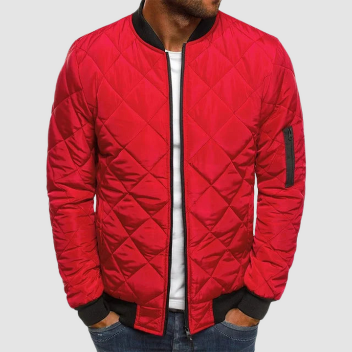 Damen Elegante Jacke im Blazer-Stil in Rot