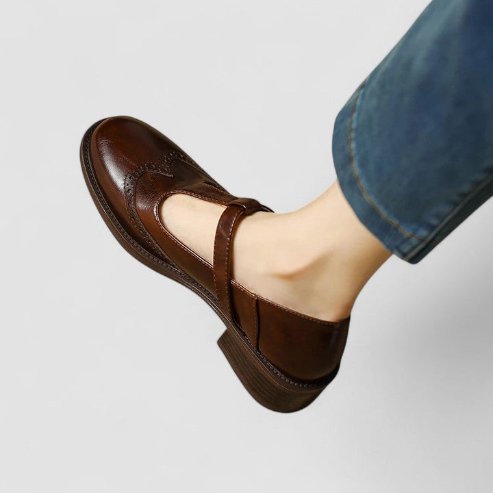 Damen Elegante Orthopädische Mary Janes (10)