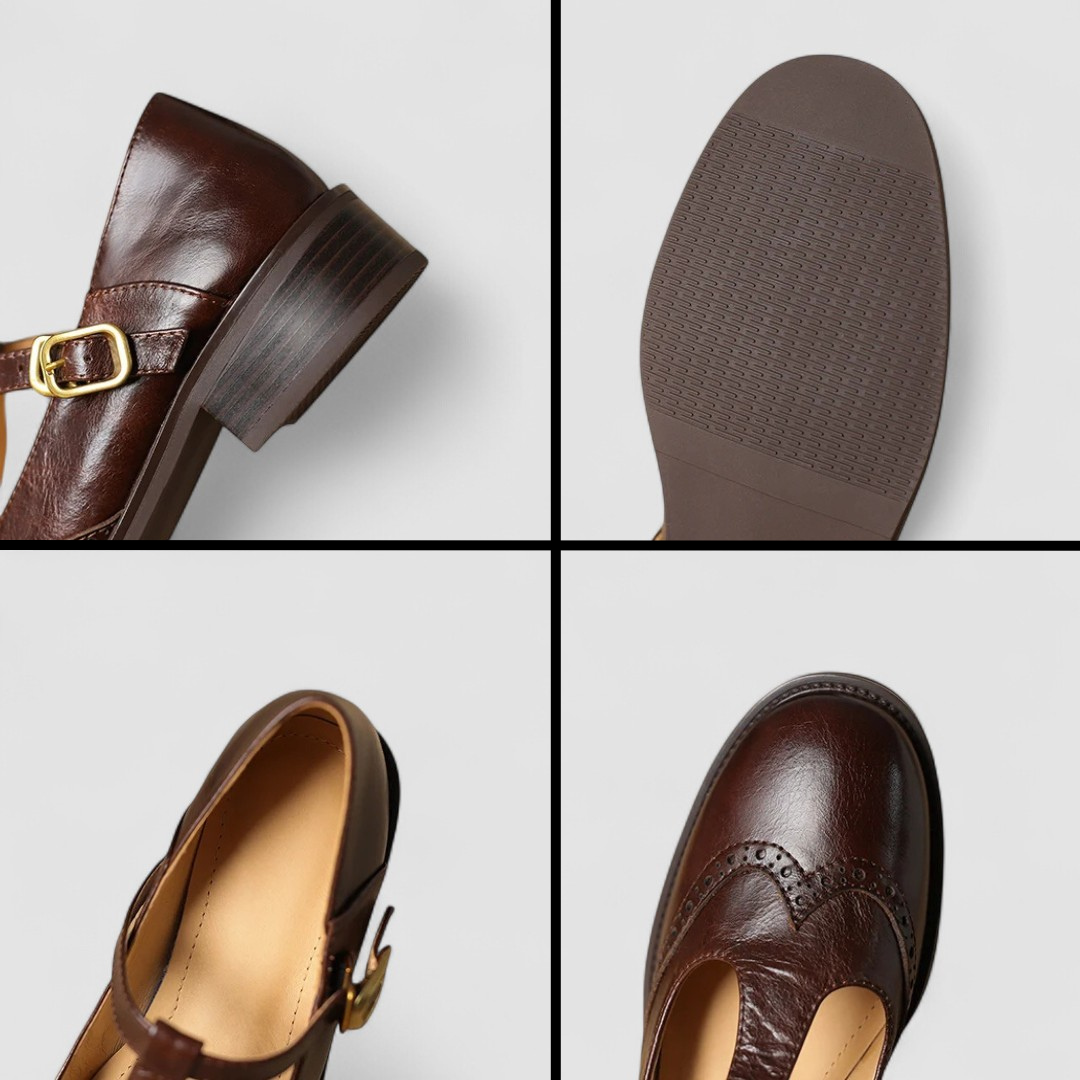 Damen Elegante Orthopädische Mary Janes (12)