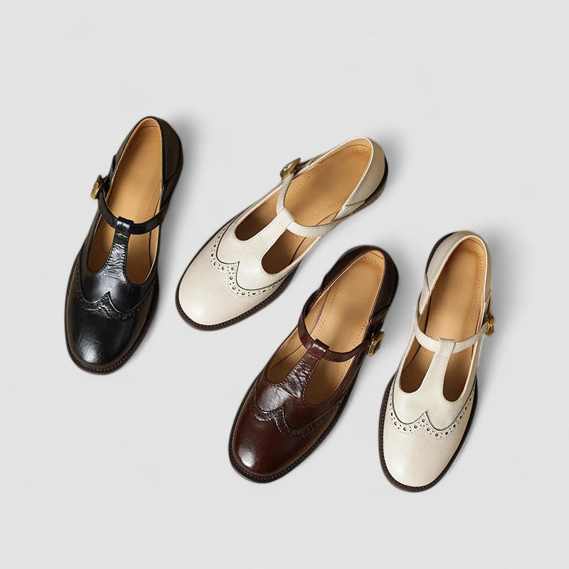 Damen Elegante Orthopädische Mary Janes (13)