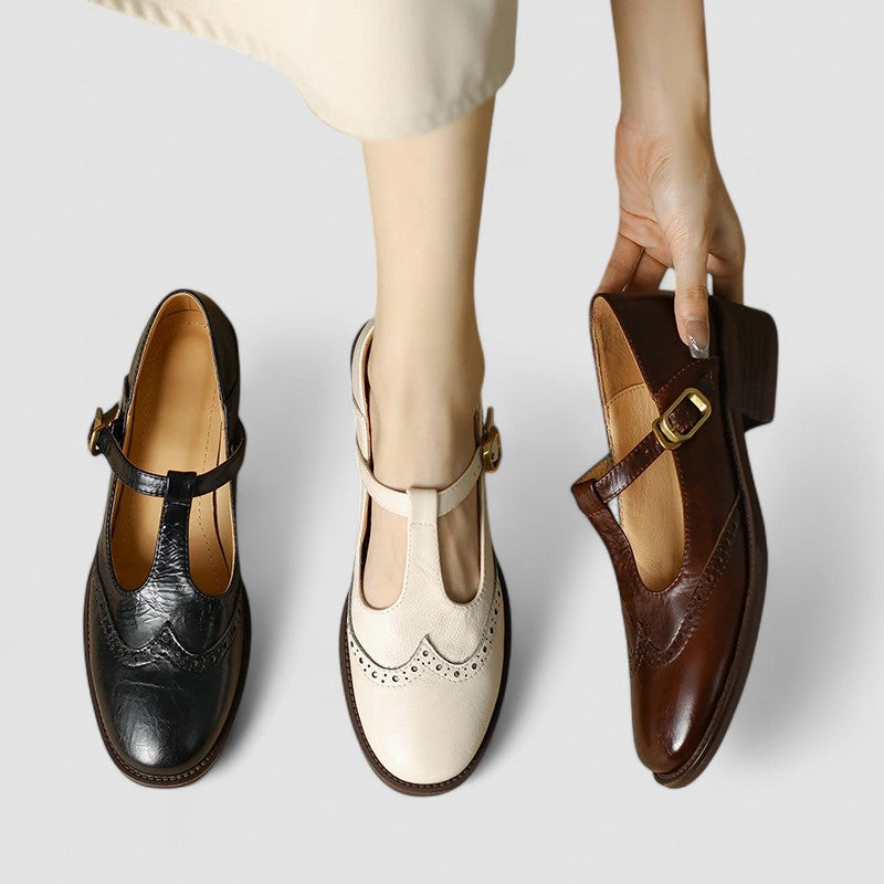 Damen Elegante Orthopädische Mary Janes (2)