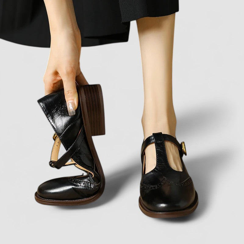 Damen Elegante Orthopädische Mary Janes (5)