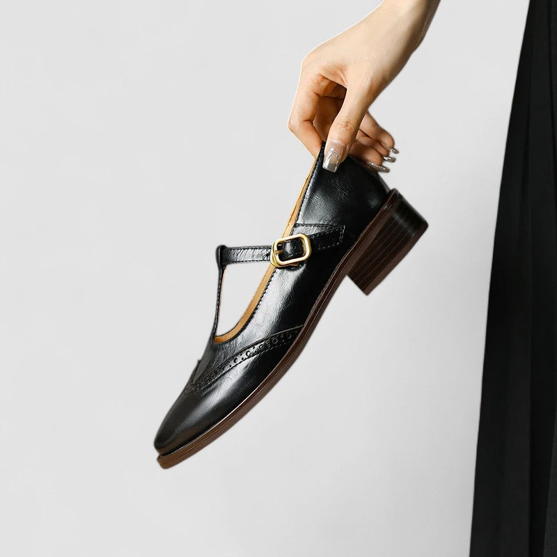 Damen Elegante Orthopädische Mary Janes (8)