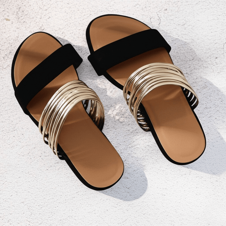Damen Elegante Sommersandalen Mit Riemen (3)