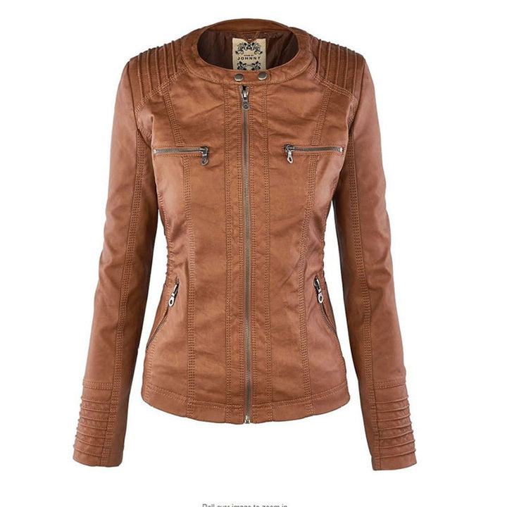 Damen Elegante Thermojacke mit abnehmbarer Kapuze (8)