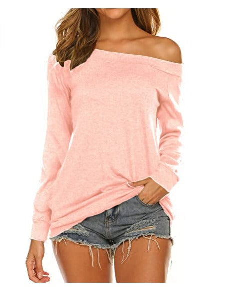 Damen Eleganter Pullover für Büro und Freizeit in Rosa